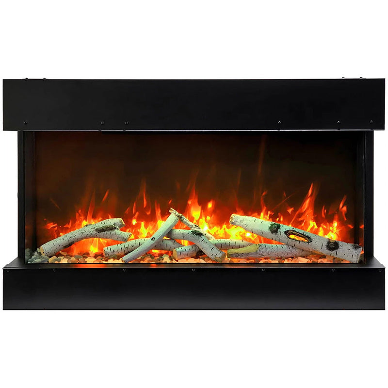 Amantii Tru-View Slim 40-Inch Indoor/Outdoor Built-In 3-Sided Smart Electric Fireplace