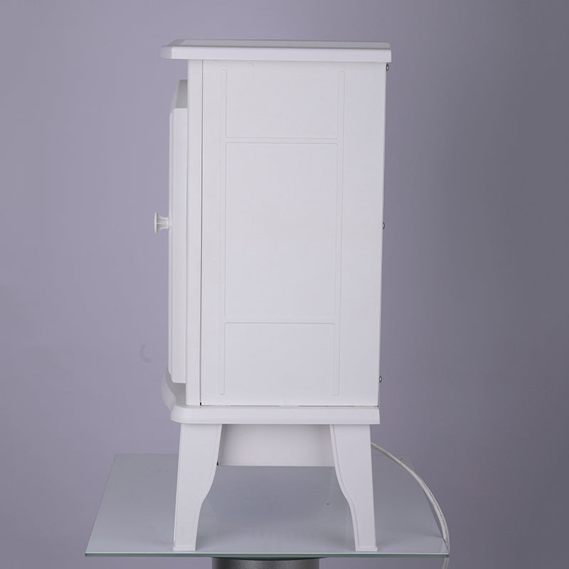 White Fireplace Stover Infrared Heater