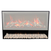 Amantii Contemporary Pedestal with Storage Department for Traditional Series Electric Fireplace - Outside Town