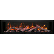 Amantii Panorama Deep Extra Tall Lumina 50 - Inch Indoor/Outdoor Built - In Smart Electric Fireplace - Outside Town