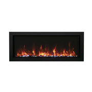 Amantii Panorama Slim Built - In Smart Electric Fireplace - Outside Town