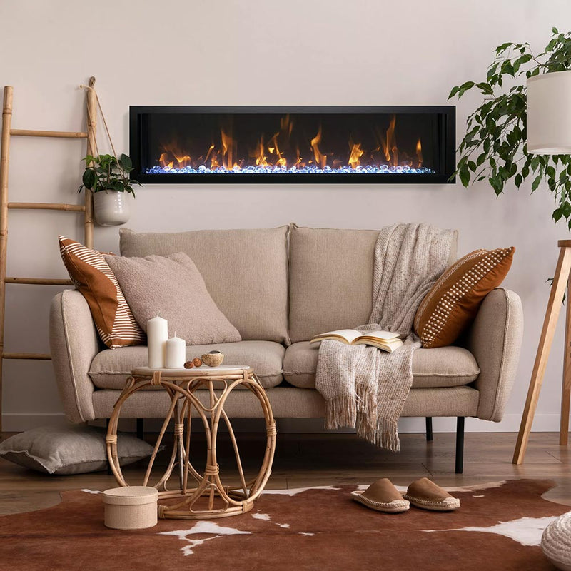 Amantii Panorama Slim Built - In Smart Electric Fireplace - Outside Town