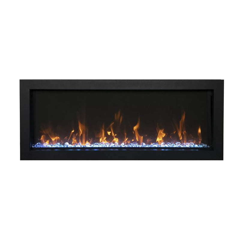 Amantii Panorama Slim Built - In Smart Electric Fireplace - Outside Town