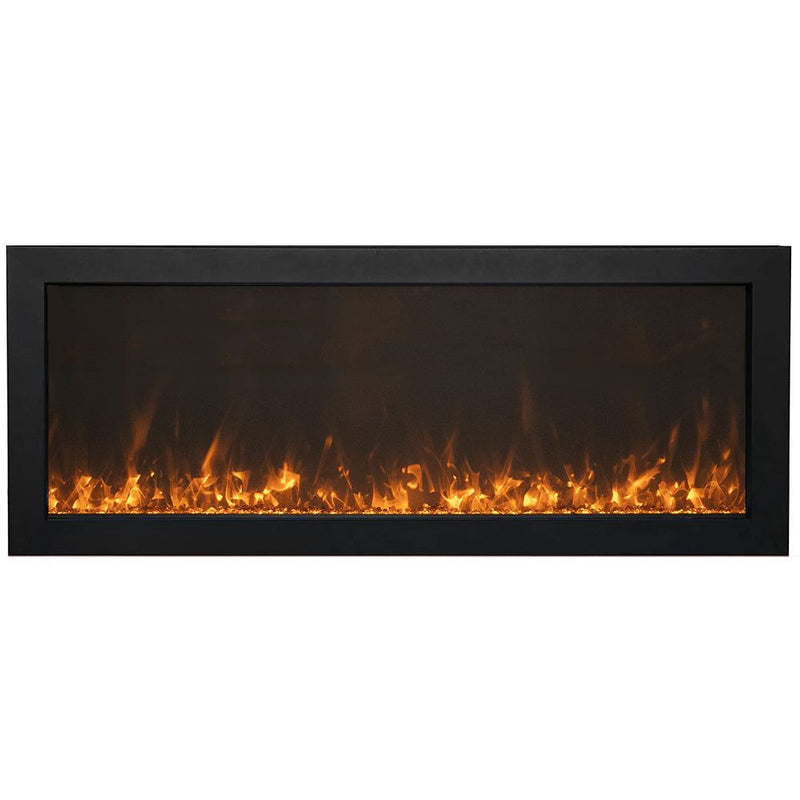 Amantii Panorama Slim Built - In Smart Electric Fireplace - Outside Town