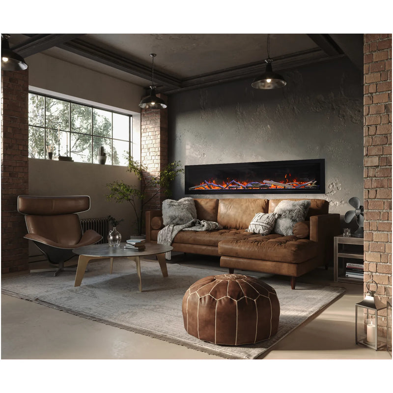 Remii-WM Lumina – 100 Inch Electric Fireplace
