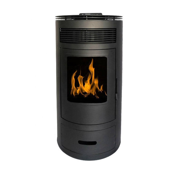 Modern Cast Iron Pellet Stove Fireplace