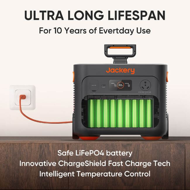 Jackery Explorer 2000 Plus Portable Power Station 2042Wh Capacity 3000W - Outside Town