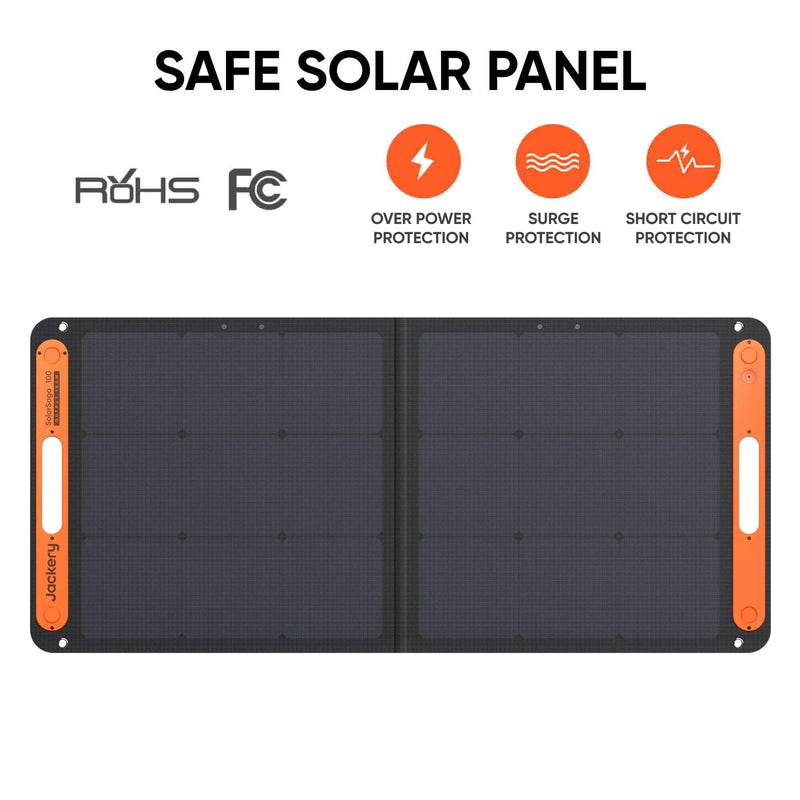 Jackery Solar Panel 100W (SolarSaga 100W) - Outside Town