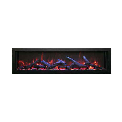 Remii 55 - Inch Deep Built - In Electric Fireplace - Outside Town