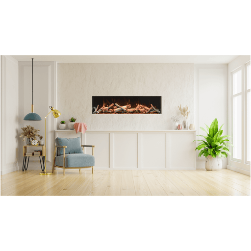 Remii 55 - Inch Deep Built - In Electric Fireplace - Outside Town