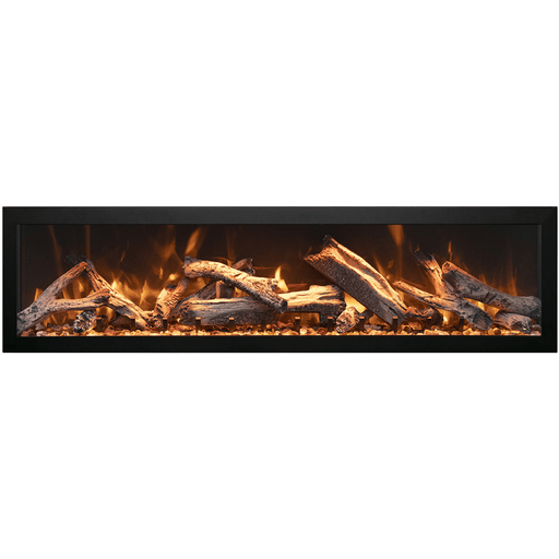Remii 65 - Inch Deep Built - In Electric Fireplace - Outside Town