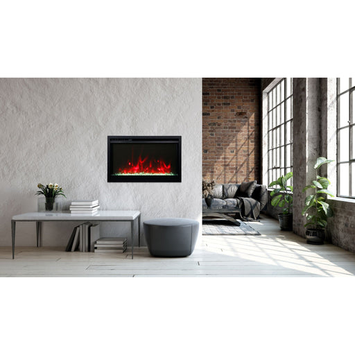 Remii Classic Xtra Slim 26 - Inch Electric Fireplace - Outside Town