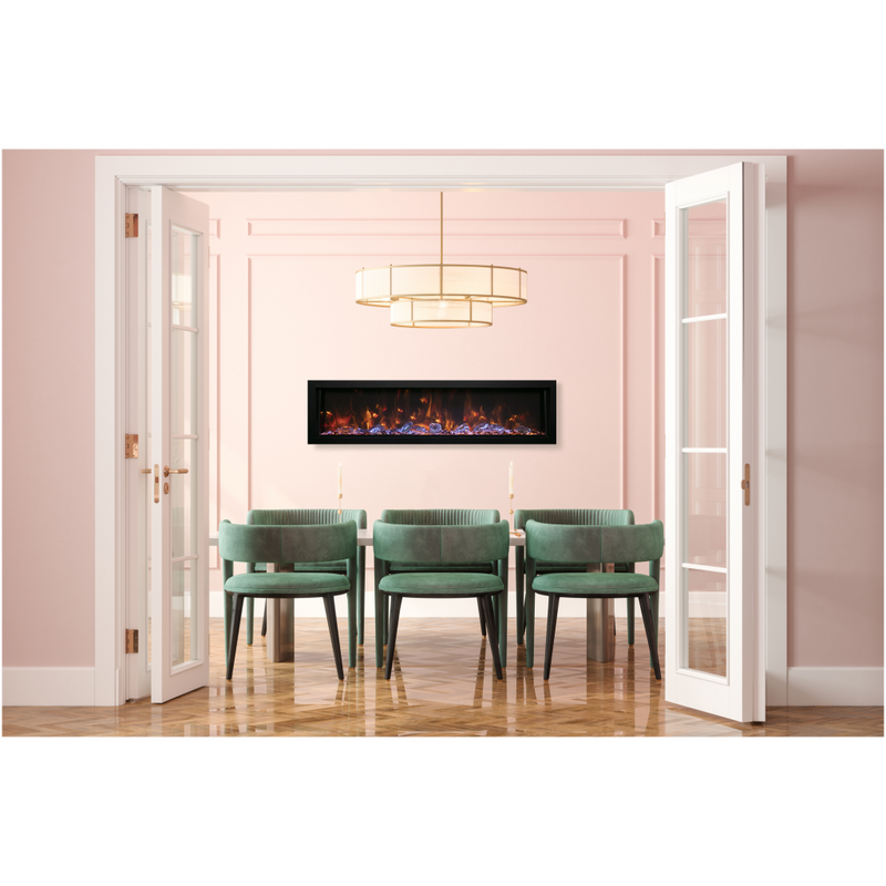 Remii 65-Inch Deep Built-In Electric Fireplace
