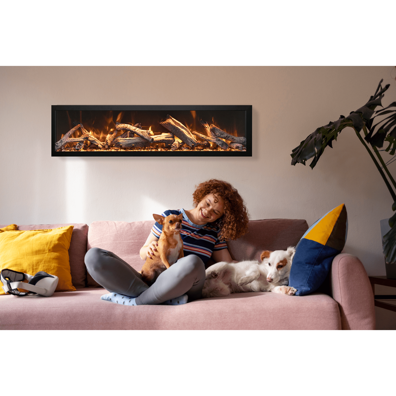 Remii 45-Inch Deep Built-In Electric Fireplace