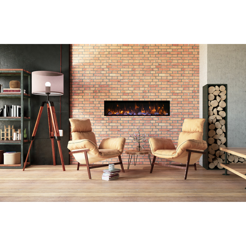 Remii 55-Inch Deep Built-In Electric Fireplace