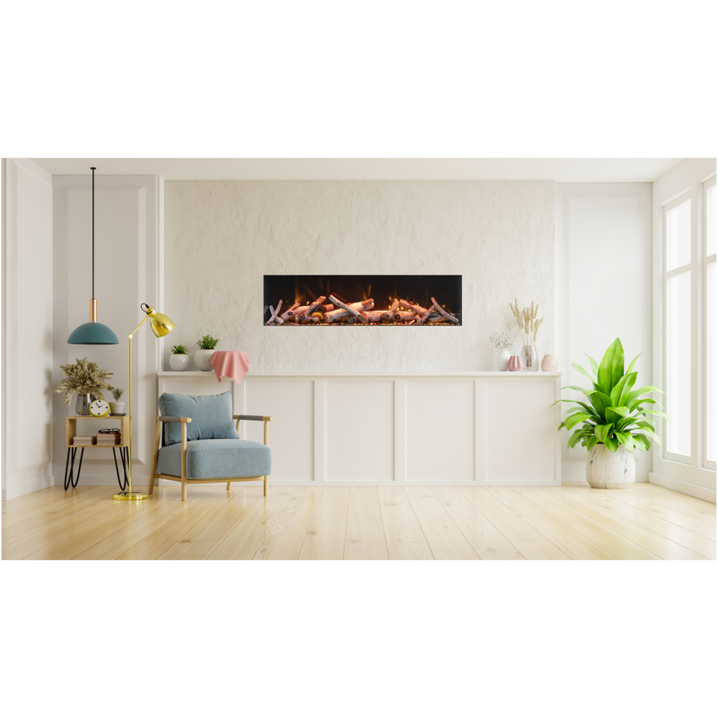 Remii 55-Inch Deep Built-In Electric Fireplace