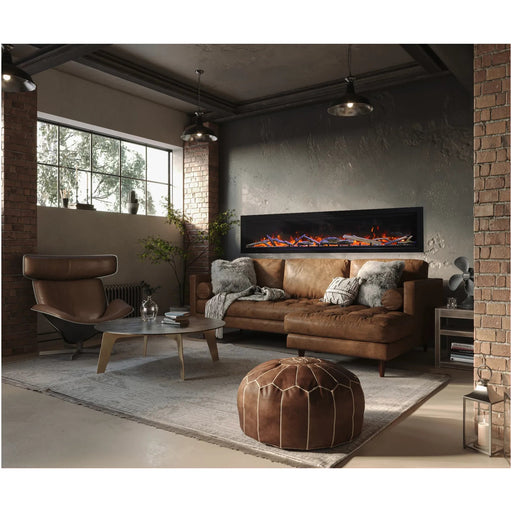 Remii - WM Lumina – 50 Inch Electric Fireplace - Outside Town