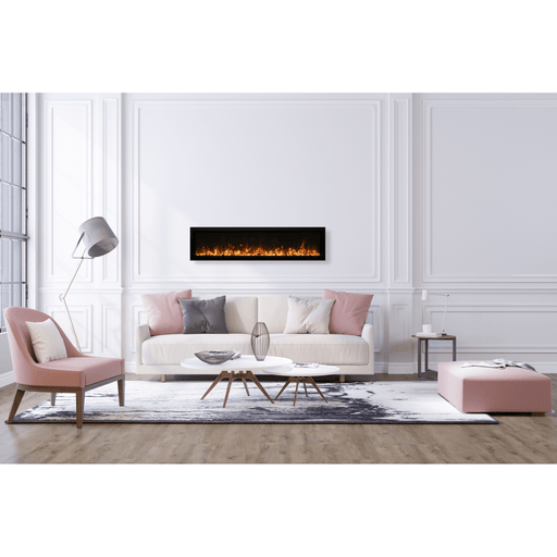 Remii WM - SLIM Smart 65 - Inch Electric Fireplace - Outside Town