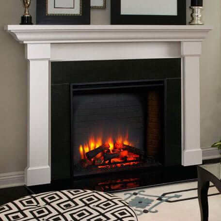 SimpliFire 36 - In Built - In Electric Fireplace - SF - BI36 - EB - Outside Town
