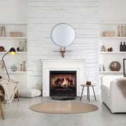 SimpliFire 36 - in Inception Firebox with Wescott Mantel & Folio Decorative Front - Outside Town