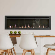 SimpliFire 60 - in Allusion Slim Linear Electric Fireplace - Outside Town