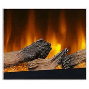 SimpliFire Driftwood Log Set for Allusion Electric Fireplace - Outside Town