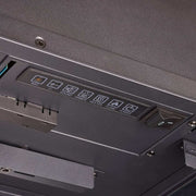 SimpliFire Triton 78 - Inch Multi - View Smart Electric Fireplace - Outside Town