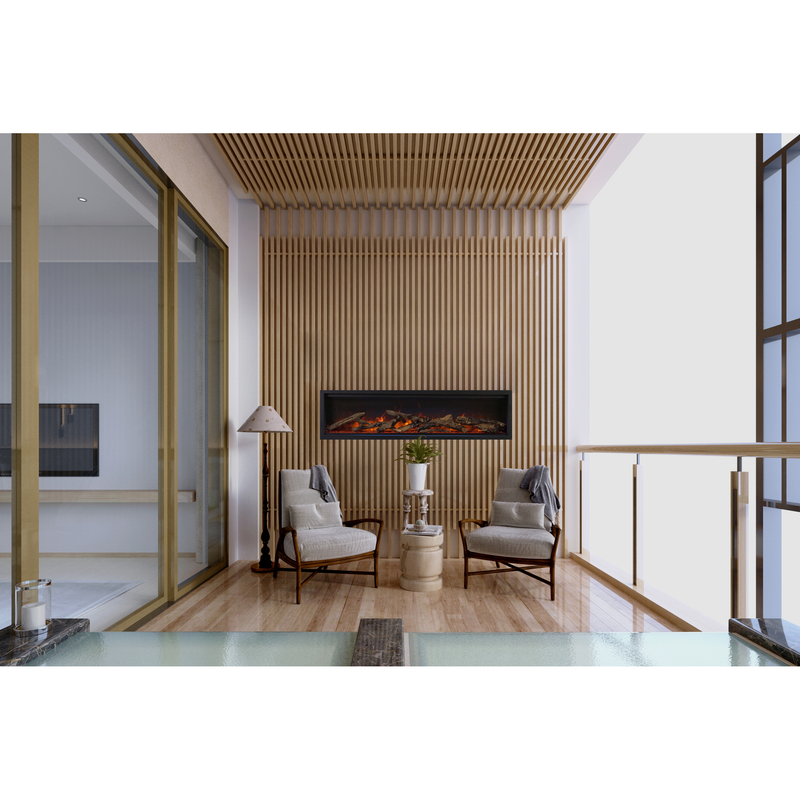 Remii-WM Lumina – 100 Inch Electric Fireplace