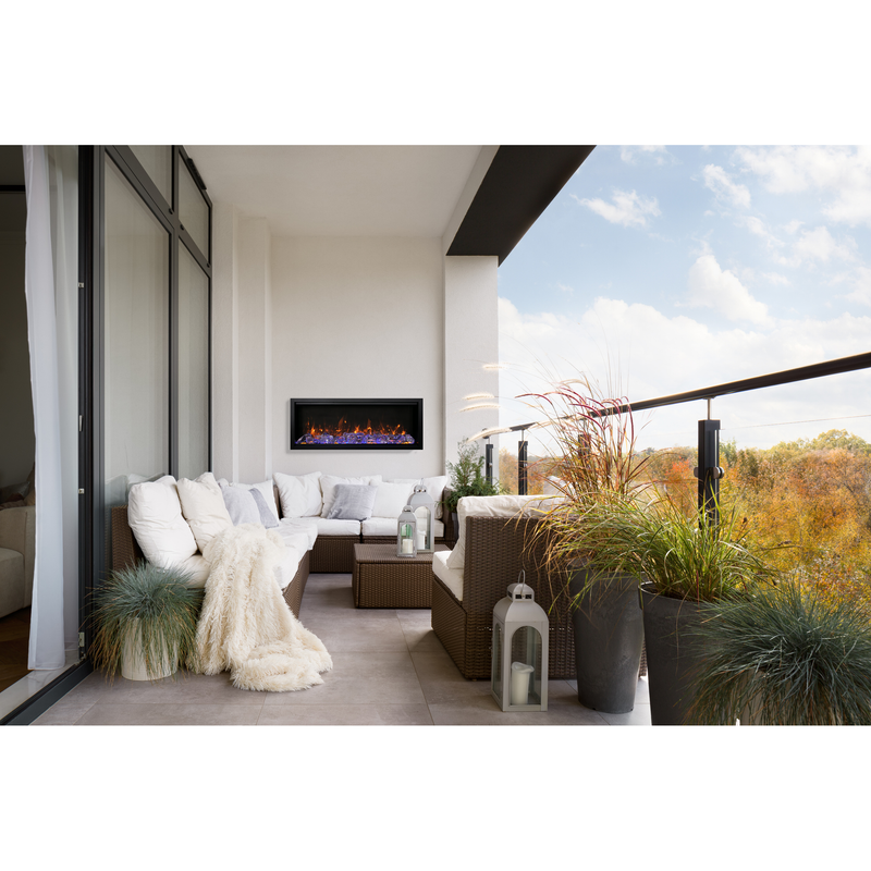 Amantii Symmetry XT Lumina Electric Fireplace 42" 60" 74"